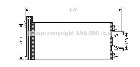 AVA QUALITY COOLING Kondensators, Gaisa kond. sistēma CNA5248D